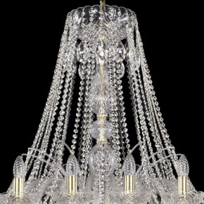 Подвесная люстра Bohemia Ivele Crystal 1411 1411/24/460/G в Советском - sovetskiy.mebel24.online | фото 4