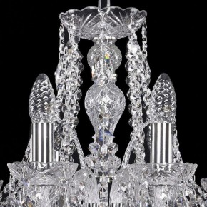 Подвесная люстра Bohemia Ivele Crystal 1411 1411/8/160/Ni в Советском - sovetskiy.mebel24.online | фото 4