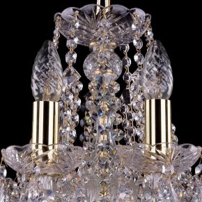 Подвесная люстра Bohemia Ivele Crystal 1413 1413/10/165/G/Leafs в Советском - sovetskiy.mebel24.online | фото 4