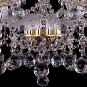 Подвесная люстра Bohemia Ivele Crystal 1413 1413/10+5/300/G/Balls в Советском - sovetskiy.mebel24.online | фото 4