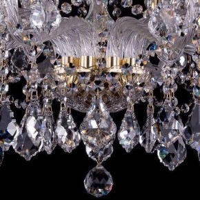 Подвесная люстра Bohemia Ivele Crystal 1413 1413/10+5/300/G/Leafs в Советском - sovetskiy.mebel24.online | фото 3