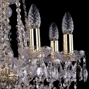 Подвесная люстра Bohemia Ivele Crystal 1413 1413/8/165/G/Tube в Советском - sovetskiy.mebel24.online | фото 2