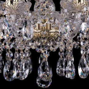 Подвесная люстра Bohemia Ivele Crystal 1413 1413/8/165/G/Tube в Советском - sovetskiy.mebel24.online | фото 3