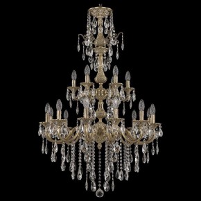 Подвесная люстра Bohemia Ivele Crystal 7201 72101/12+6/250/XL/2d B FP в Советском - sovetskiy.mebel24.online | фото 2