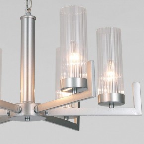 Подвесная люстра Eurosvet Arganie 60133/6 серебро в Советском - sovetskiy.mebel24.online | фото 4