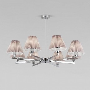 Подвесная люстра Eurosvet Peony 60136/8 хром/серый в Советском - sovetskiy.mebel24.online | фото 2