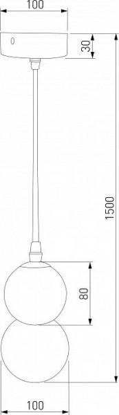 Подвесная люстра Eurosvet Polar 50250/1 LED серый в Советском - sovetskiy.mebel24.online | фото 3