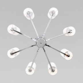 Подвесная люстра Eurosvet Purezza 60128/8 хром в Советском - sovetskiy.mebel24.online | фото 4