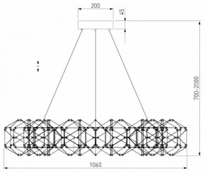 Подвесная люстра Eurosvet Uma 90369/15 медь в Советском - sovetskiy.mebel24.online | фото 4