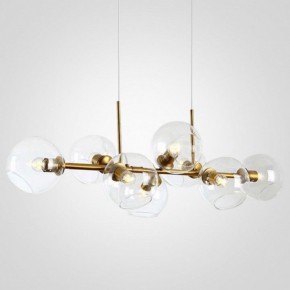 Подвесная люстра Imperiumloft Staggered Glass Chandelier 8 40.2211 в Советском - sovetskiy.mebel24.online | фото