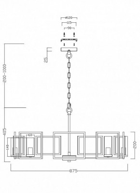 Подвесная люстра Maytoni Bowi H009PL-08G в Советском - sovetskiy.mebel24.online | фото 4