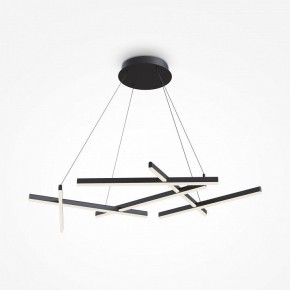 Подвесная люстра Maytoni Line MOD016PL-L80BK в Советском - sovetskiy.mebel24.online | фото 2
