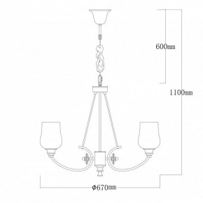 Подвесная люстра MW-Light Палермо 27 386017706 в Советском - sovetskiy.mebel24.online | фото 9