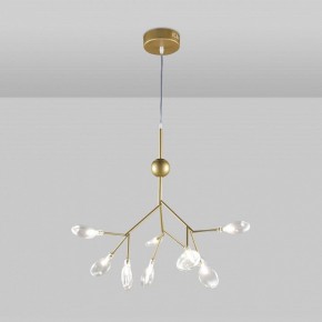 Подвесная люстра Natali Kovaltseva GRACE ll GRACE 75554/9С GOLD SATIN в Советском - sovetskiy.mebel24.online | фото 3