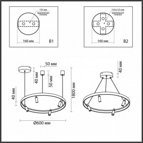 Подвесная люстра Odeon Light Fonda 4317/58L в Советском - sovetskiy.mebel24.online | фото 6