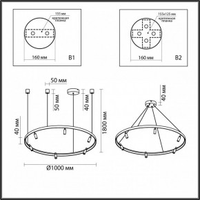 Подвесная люстра Odeon Light Fonda 4317/93L в Советском - sovetskiy.mebel24.online | фото 6