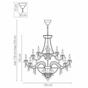 Подвесная люстра Osgona Classic 700511 в Советском - sovetskiy.mebel24.online | фото 3