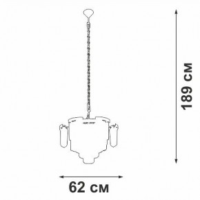 Подвесная люстра Vitaluce V58370 V58370-8/13 в Советском - sovetskiy.mebel24.online | фото 3