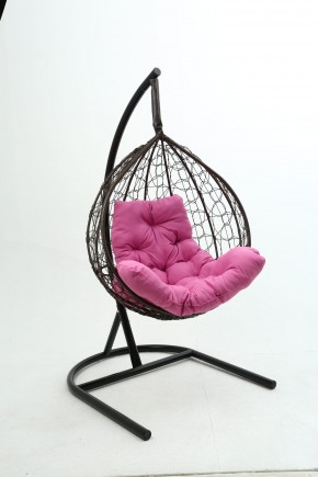 Подвесное кресло Бароло (коричневый/розовый) в Советском - sovetskiy.mebel24.online | фото