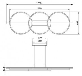 Подвесной светильник Arte Lamp Fluido A3913SP-24BK в Советском - sovetskiy.mebel24.online | фото 3
