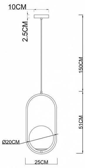 Подвесной светильник Arte Lamp Matisse A7746SP-1AB в Советском - sovetskiy.mebel24.online | фото 3