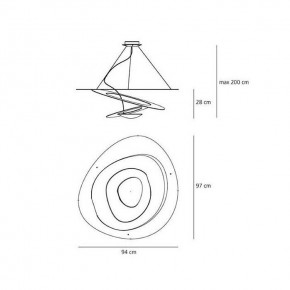 Подвесной светильник Artemide  1239010A в Советском - sovetskiy.mebel24.online | фото 5