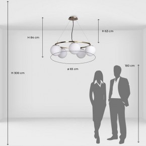 Подвесной светильник DeMarkt Оливия 11 306014505 в Советском - sovetskiy.mebel24.online | фото 8