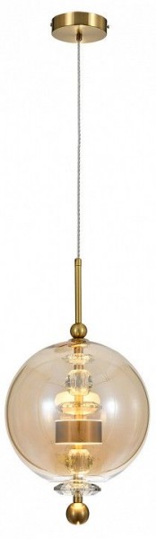 Подвесной светильник Indigo Illusione 11055/1P Amber в Советском - sovetskiy.mebel24.online | фото 4