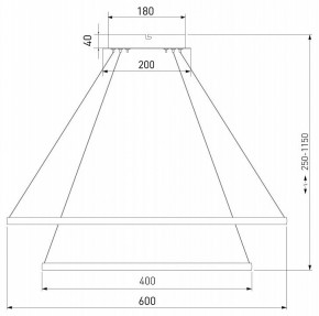 Подвесной светильник Eurosvet Collars 90264/2 черный в Советском - sovetskiy.mebel24.online | фото 5