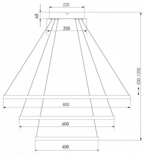 Подвесной светильник Eurosvet Collars 90264/3 белый в Советском - sovetskiy.mebel24.online | фото 8