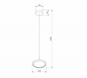 Подвесной светильник Eurosvet Crespella 90034/1 золото в Советском - sovetskiy.mebel24.online | фото 6