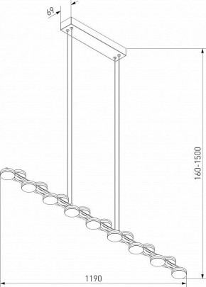 Подвесной светильник Eurosvet Tapioca 90332/17 черный в Советском - sovetskiy.mebel24.online | фото 6