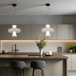 Подвесной светильник Eurosvet Titania 40028/1 LED белый в Советском - sovetskiy.mebel24.online | фото 3