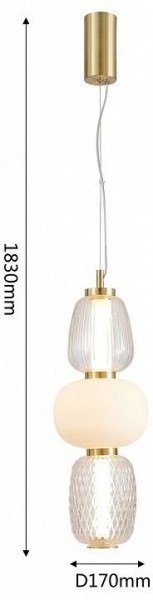 Подвесной светильник Favourite Bella 4057-1P в Советском - sovetskiy.mebel24.online | фото 4