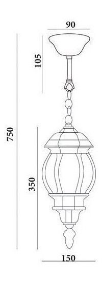 Подвесной светильник Feron 8105 11103 в Советском - sovetskiy.mebel24.online | фото 4