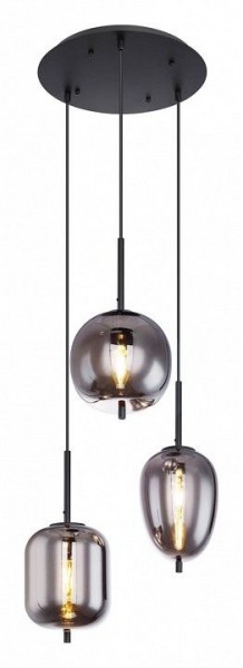 Подвесной светильник Globo Blacky 15345-3 в Советском - sovetskiy.mebel24.online | фото
