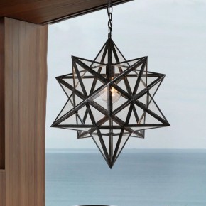 Подвесной светильник Imperiumloft Black Star Clear Glass 101314-26 в Советском - sovetskiy.mebel24.online | фото