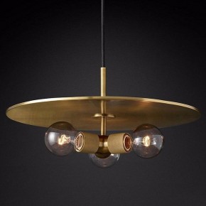 Подвесной светильник Imperiumloft Rh Utilitaire Disk Triple Pendant 40.2339 в Советском - sovetskiy.mebel24.online | фото