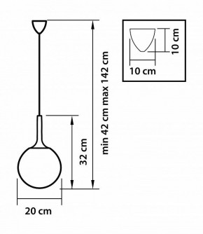 Подвесной светильник Lightstar Globo 813022 в Советском - sovetskiy.mebel24.online | фото 3