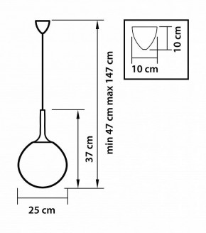 Подвесной светильник Lightstar Globo 813031 в Советском - sovetskiy.mebel24.online | фото 3