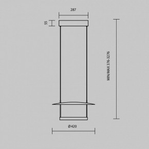 Подвесной светильник Maytoni Ambience MOD280PL-L23B3K1 в Советском - sovetskiy.mebel24.online | фото 4