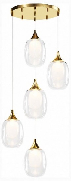 Подвесной светильник Maytoni Aura MOD016PL-05BS в Советском - sovetskiy.mebel24.online | фото