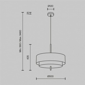 Подвесной светильник Maytoni Bergamo MOD613PL-05W1 в Советском - sovetskiy.mebel24.online | фото 4