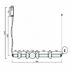 Подвесной светильник Maytoni Cosmo MOD210PL-L39BS3K в Советском - sovetskiy.mebel24.online | фото 7