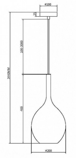 Подвесной светильник Maytoni Duality MOD271PL-01B1 в Советском - sovetskiy.mebel24.online | фото 4