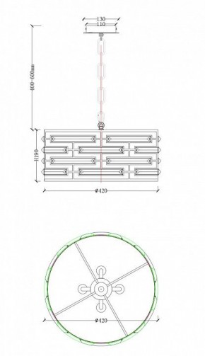 Подвесной светильник Maytoni Frontera MOD067PL-04CH в Советском - sovetskiy.mebel24.online | фото 4