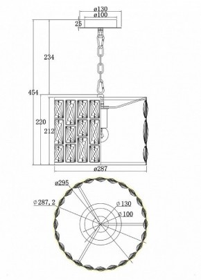 Подвесной светильник Maytoni Gelid MOD184-PL-01-CH в Советском - sovetskiy.mebel24.online | фото 8
