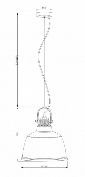 Подвесной светильник Maytoni Irving T163PL-01C в Советском - sovetskiy.mebel24.online | фото 5