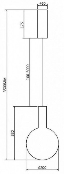 Подвесной светильник Maytoni Nebula MOD182PL-L4W3K в Советском - sovetskiy.mebel24.online | фото 4