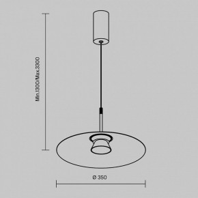 Подвесной светильник Maytoni Platte MOD352PL-L10W3K в Советском - sovetskiy.mebel24.online | фото 7